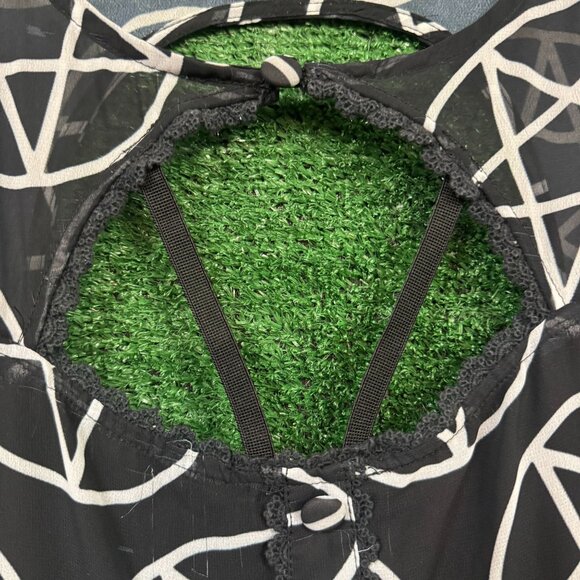 Killstar Pentagram Mini dress size 2XL - Picture 4 of 6